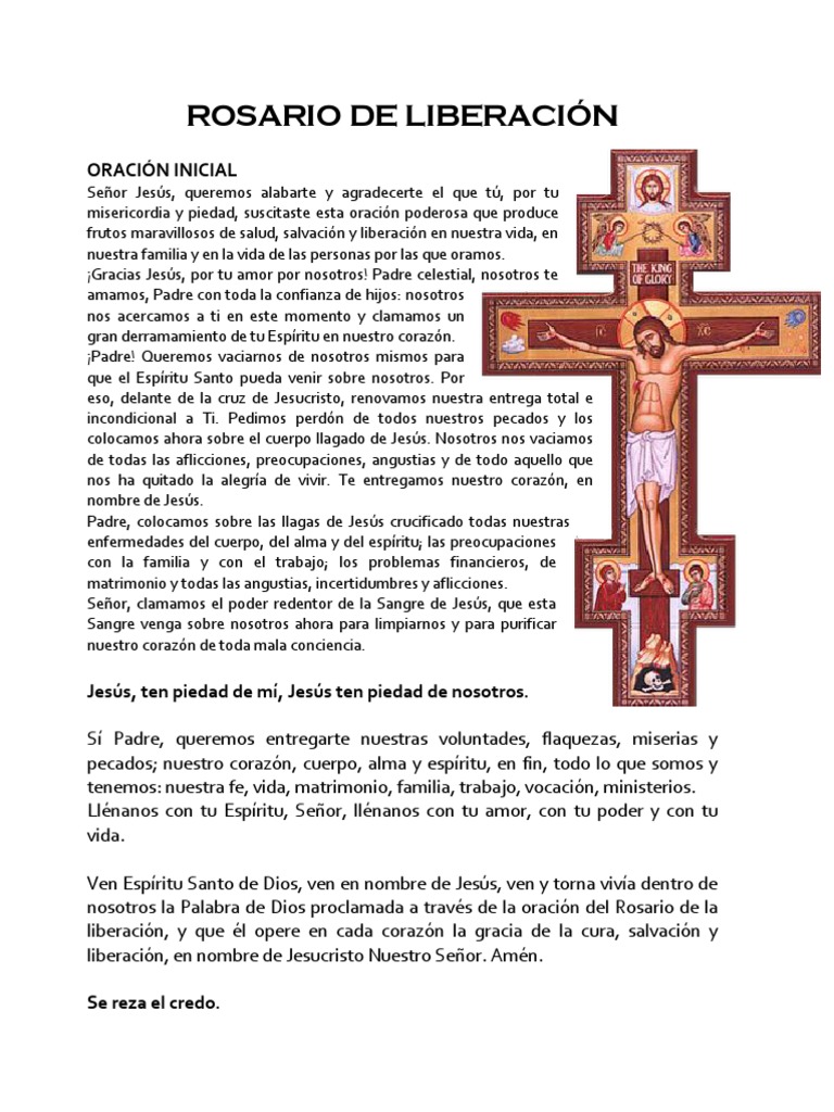 Rosario de Liberación | PDF | Oración | orador del Señor