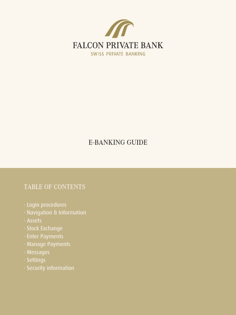 Falcon Private Bank Online Banking Email