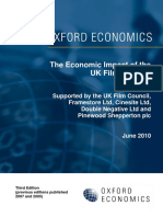 Economic Impact of The Uk Film Industry 2010 06