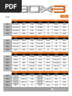 P90X3 Deluxe Calendars