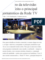 Por Dentro Da Televisão_ Como é Feito o Principal Jornalístico Da Rede TV