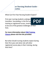The First Year Nursing Student Guide
