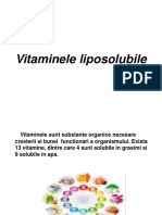 Vitaminele liposolubile