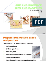 Prepare & Produce Cakes & Pastries FN 060214