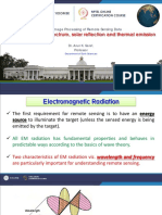 Week-1 Module-5 EM Spectrum Solar Reflection and Thermal Emission Remote Sensing