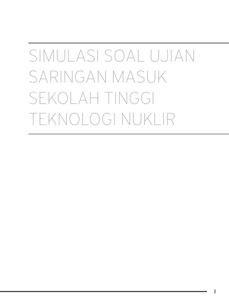 Sekolah Kedinasan Soal Sttn