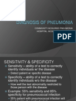 Diagnosis of Pneumonia