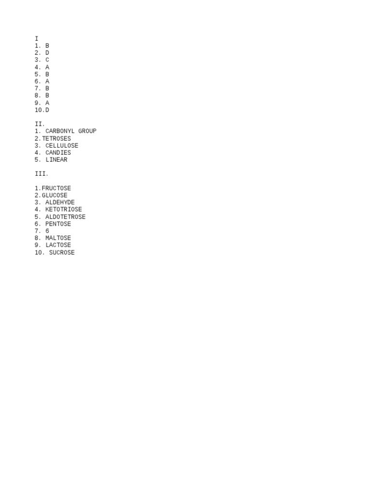 Answer Key | PDF | Science & Mathematics | Technology & Engineering