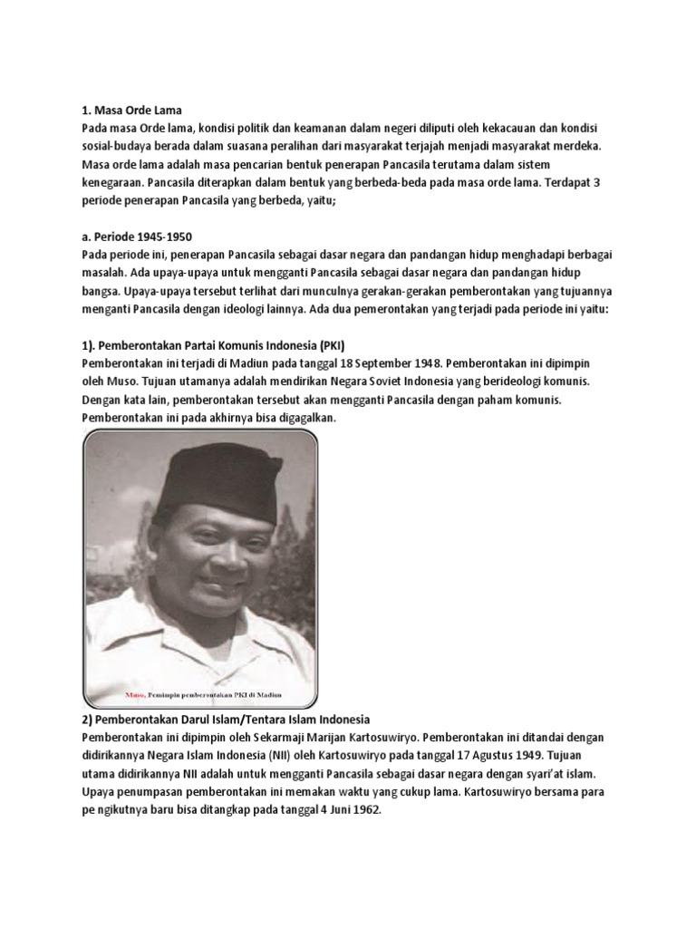 Perkembangan Pancasila Dari Masa Ke Masa