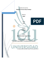 Actividad de Aprendizaje 2. Procedimientos de Auditoria