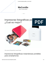 Impresoras Fotográficas Portátiles, ¿Cual Es Mejor