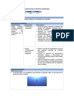 Planificación de Sesión de Aprendizaje