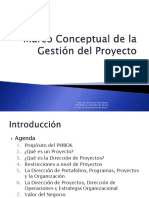 Gestion de Proyectos - Marco Conceptual PDF