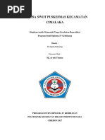 Download Analisa Swot Puskesmas Kecamatan Cimalaka by febyaryadi SN359136722 doc pdf