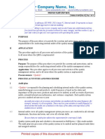 ISO 9001 Process Procedure QPP-092-1 Internal Audit