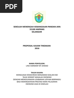 Kajian Tindakan Meningkatkan Penguasaan Tatabahasa Murid Tingkatan 3