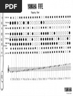 Fingering Chart Fife Yamaha YRF-21