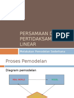 Persamaan Dan Pertidaksamaan Linear