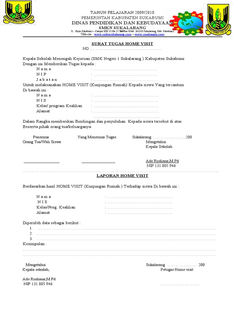 Laporan Home Visit Pdf