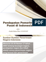 Pendapatan Pemerintah Pusat Indonesia