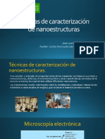 Tema 3. Caracterización de Nanoestructuras (TEM, XRD, EDS, XPS)