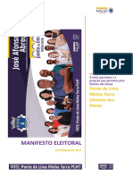 Manifesto Eleitoral PLMT VITORINO DAS DONAS 