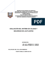 Tema 6 Evaluacion Del Sistema de Calidad en Planta