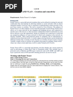 LAB 3B - LAN and VLAN - Creation and Conectivity