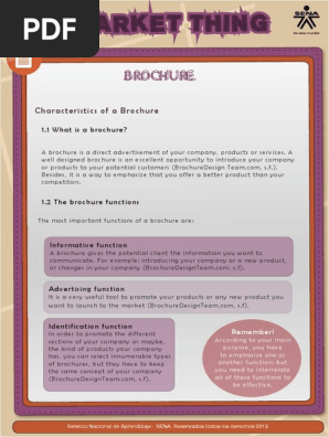 Brochures