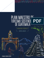 Plan Maestro de Turismo Sostenible de Guatemala 2015-2025