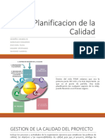 Planificacion de La Calidad