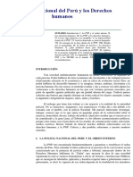 CONTROL de LECTURA.-la Policía Nacional Del Perú y Los Derechos Humanos