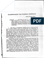 Classificação Das Normas Jurídicas - Victor Nunes Leal PDF
