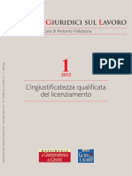 Vari - L'Ingiustificatezza Qualificata Del Licenziamento