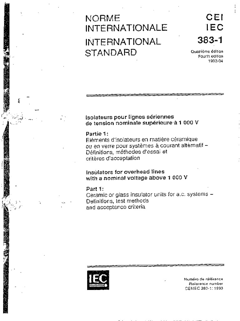 Iec 383 1993 | PDF