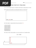 Math Test Unit 1 Study Guide Answer Key