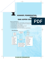 Bab 1 Konsep, Pendekatan, Prinsip, Dan Aspek Geografi PDF