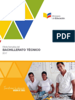 Oferta Formativa de Bachillerato Tecnico