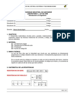 Laboratorio 3. Ley de Ohm