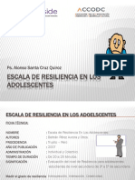 Escala de Resiliencia en Los Adolescentes