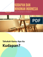 Kudapan Dan Minuman Indonesia