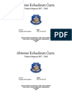 Absensi Guru SMK Taruna Bhakti 2017-2018