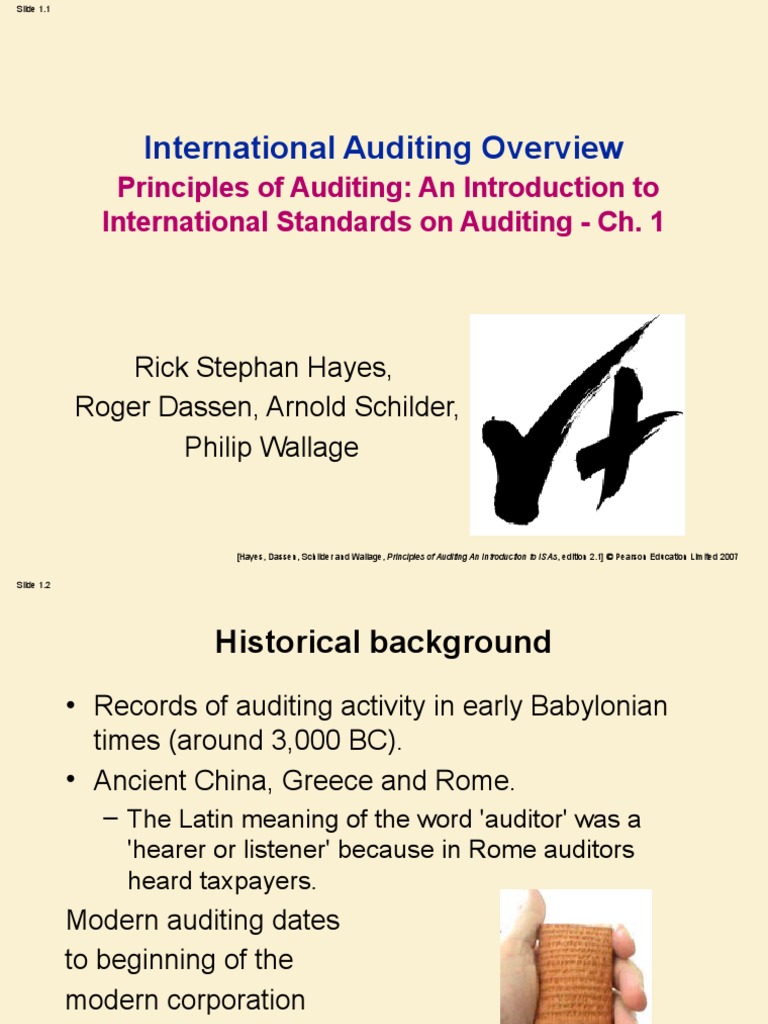 CH 1 Overview Auditing | PDF | Financial Audit | Internal Control