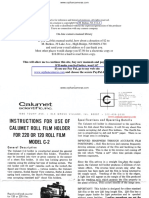 Calumet Roll Film Holder PDF