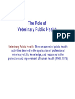 The Role of Veterinary Public Health