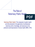 Veterinary Public Health: Food Hygiene I