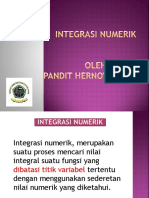 Integrasi Numeris