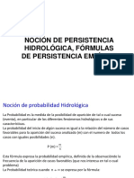 Lección 05 Persistencia Hidrológica