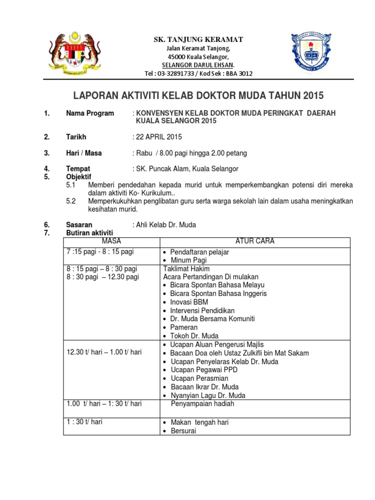 Laporan Dr Muda
