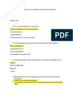 Cuestionario de La Historia de La Cuarta Generacion de Computadora